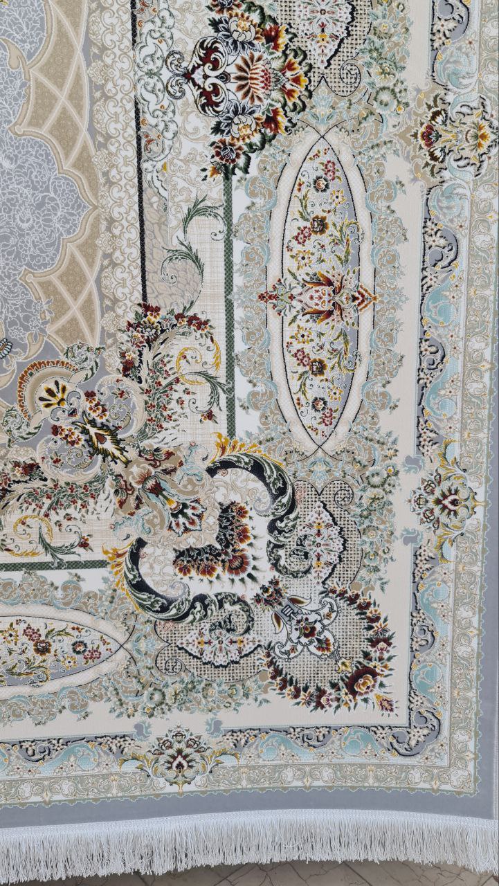 فرش طرح سالاری قم فیلی 1500 شانه ساده تمام آکریلیک - تصویر 3