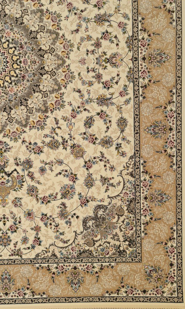 فرش طرح پرتو سفید - 1200 شانه تمام آکریلیک - تصویر 4